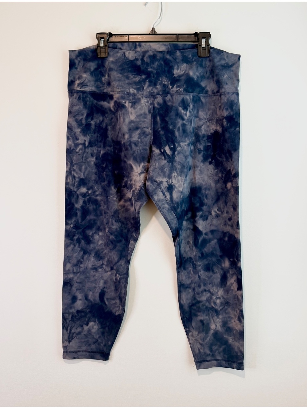 Lululemon Align NULU High Rise 25” Leggings Sz 18 Diamond Dye Navy Blue Gray